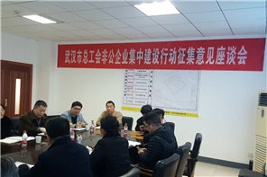 武漢市總工會(huì)非公企業(yè)集中建設(shè)行動(dòng)征集意見(jiàn) 座談會(huì)在我司召開(kāi)